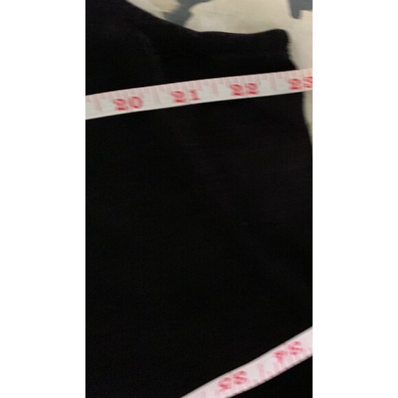 COLDWATER CREEK Size XL 18 Black Knit Sleeveless Tank Layering Shell EXC - Picture 8 of 9